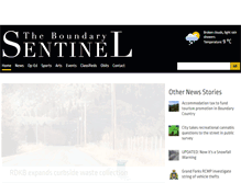 Tablet Screenshot of boundarysentinel.com